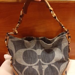 Denim Coach Purse